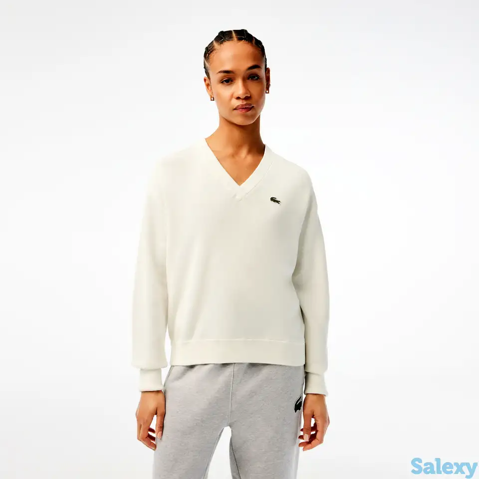 Женский свитер lacoste из органического хлопка, фотография 1