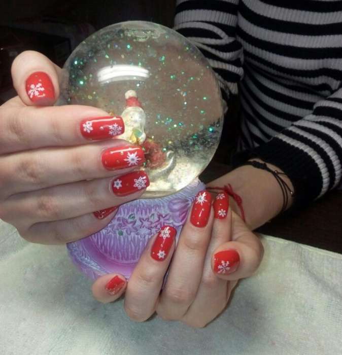 Маникюр, гелевое покрытие ногтей, фотография 6