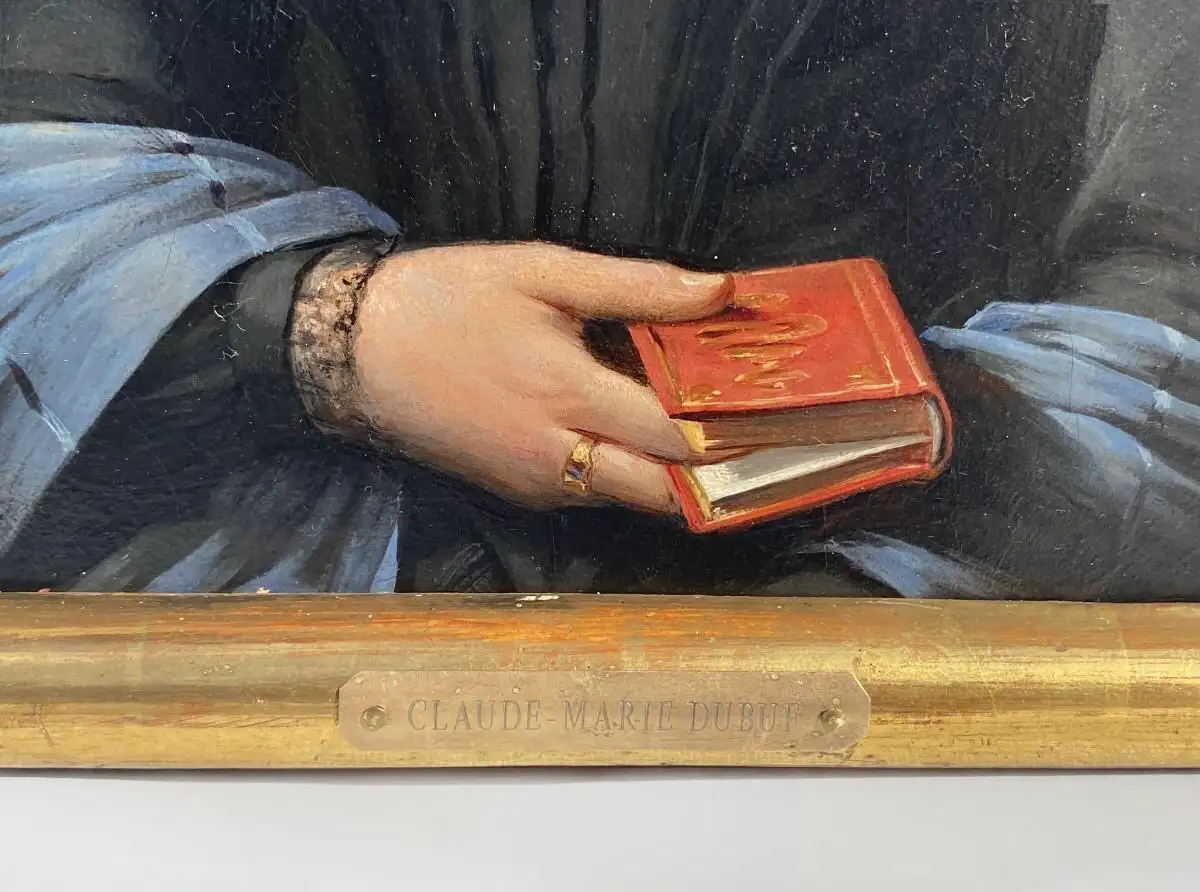 Клод-Мари Дюбюф потрет Дама из высшего общества, фотография 5