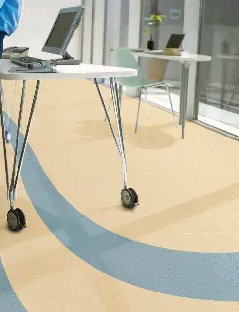 Коммерческий гетерогенный профессиональный линолеум LG. Коммерческое напольное покрытие КМ2, фотография 5