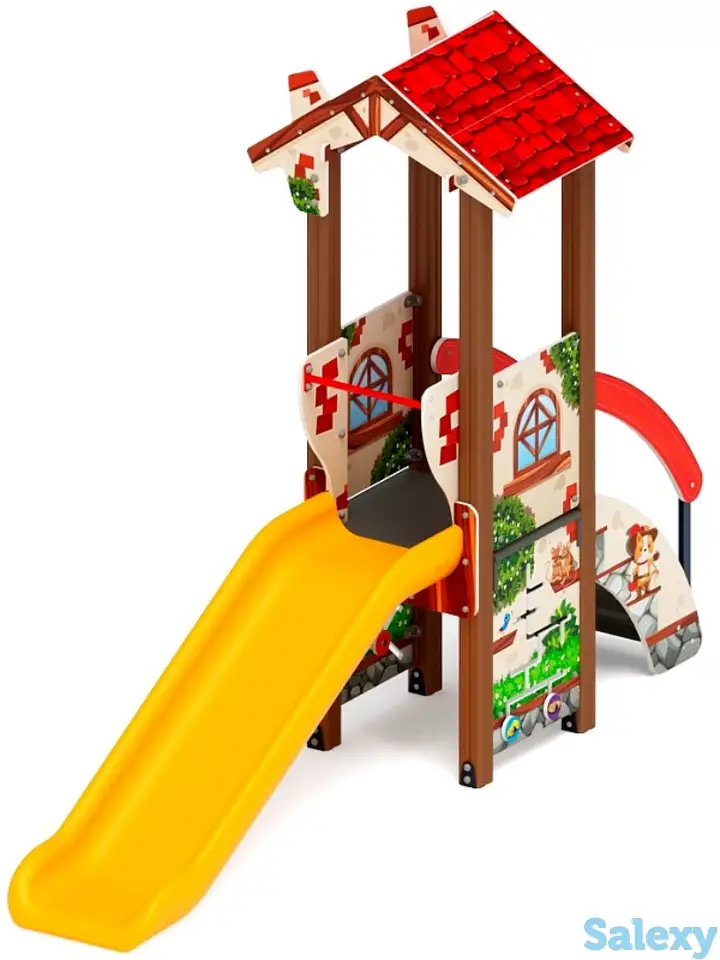 В гостях у сказки горка пластиковая н 900 дик 1.05.01-22, фотография 1