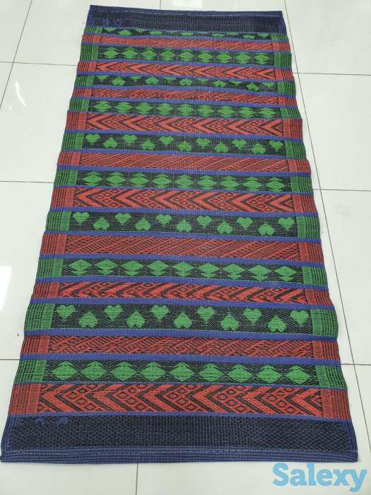 Циновка коврик для дома, ковровая дорожка маленькие красная узоры 90 на 180 cm, фотография 3