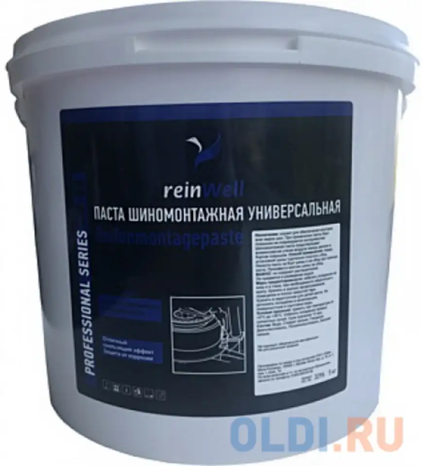 3296 reinwell паста шиномонтажная универсальная rw-80 (5л), фотография 1