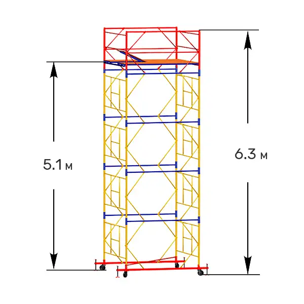 Строительные леса Вышка Тура оптом и в розницу по всему Казахстану!, фотография 2