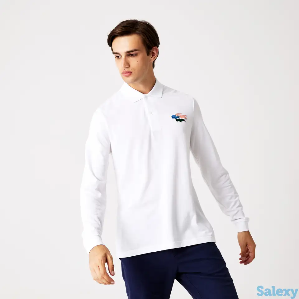 Мужское поло lacoste made in france, фотография 1