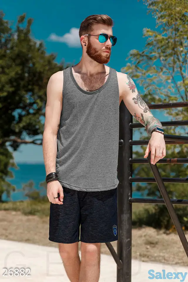 Свободная мужская майка, фотография 1