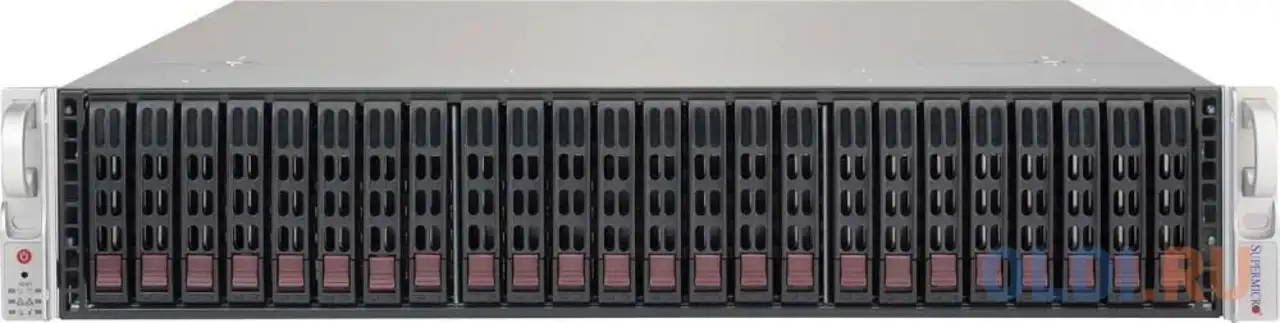 Серверный корпус 2u supermicro cse-216be2c-r609jbod 2 х 650 вт серый чёрный, фотография 1