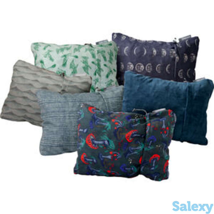 Подушка therm-a-rest compressible pillow medium funguy print, фотография 1