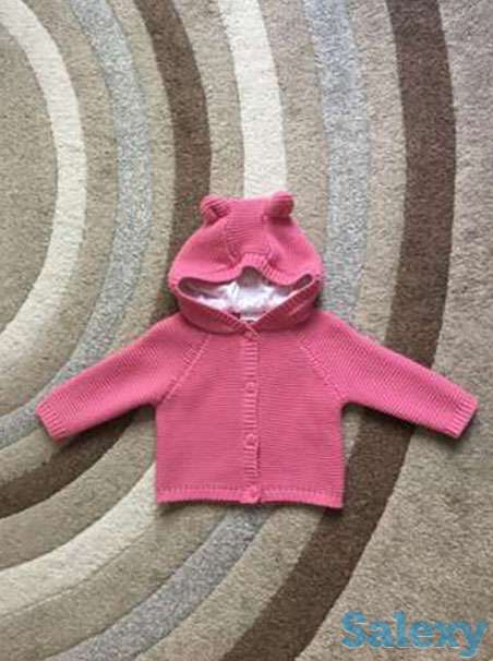 Вязанная кофта/кардиган для младенца 0-3 месяца, фотография 1