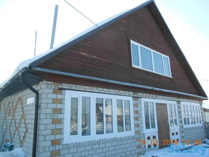 Дом в селе  Алтайского края с мансардой общей площадью 115 кв.м. благоустроенный, тёплый., фотография 1