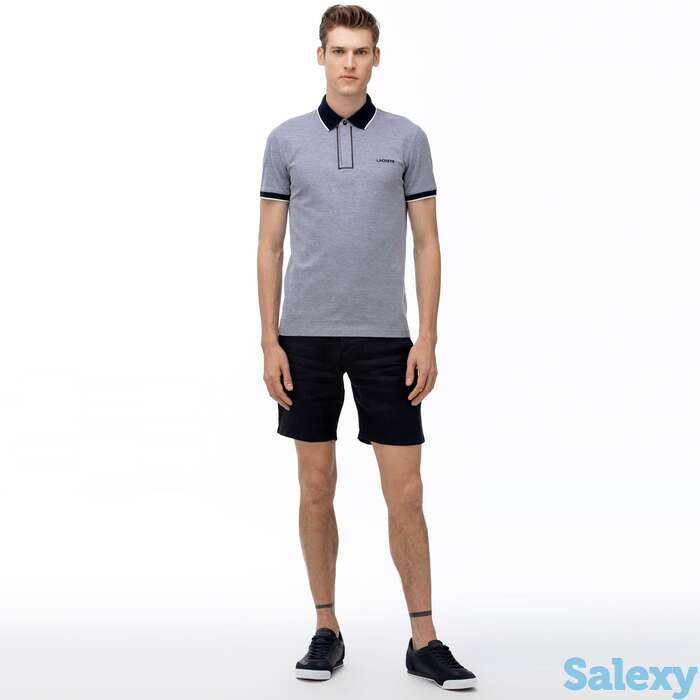 Мужские шорты- бермуды lacoste из льна, фотография 1