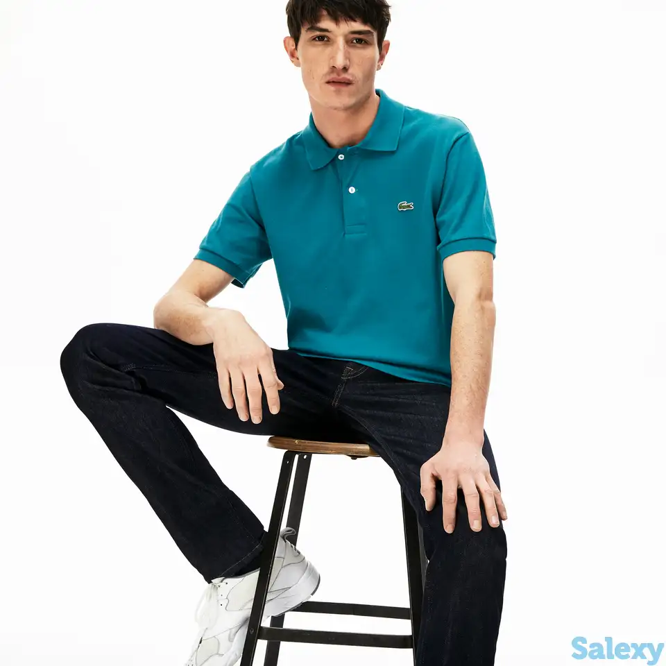 Мужское поло lacoste l1212 classic fit, фотография 1