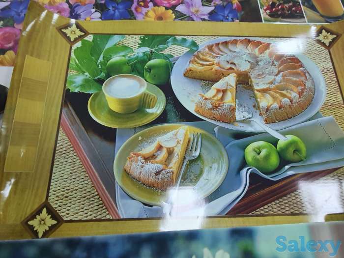 Ламинированная клеенка, рисунок с обоих сторон Большой размер, фотография 2