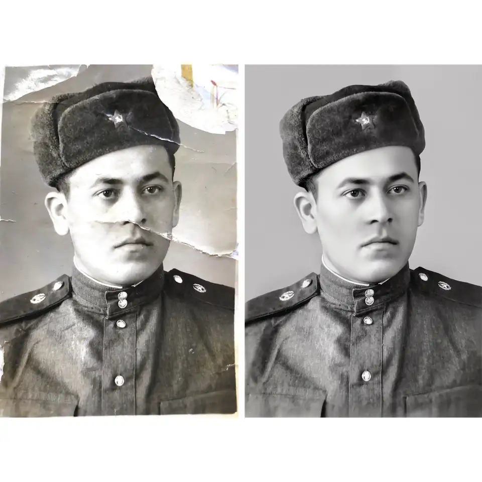 Реставрация фотографий Восстановление фото Алматы, фотография 7