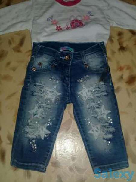 Комбезик бриджи юбочка джинсовые всё по 1000, фотография 1