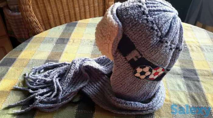 Шапка и шарф дешево, фотография 1