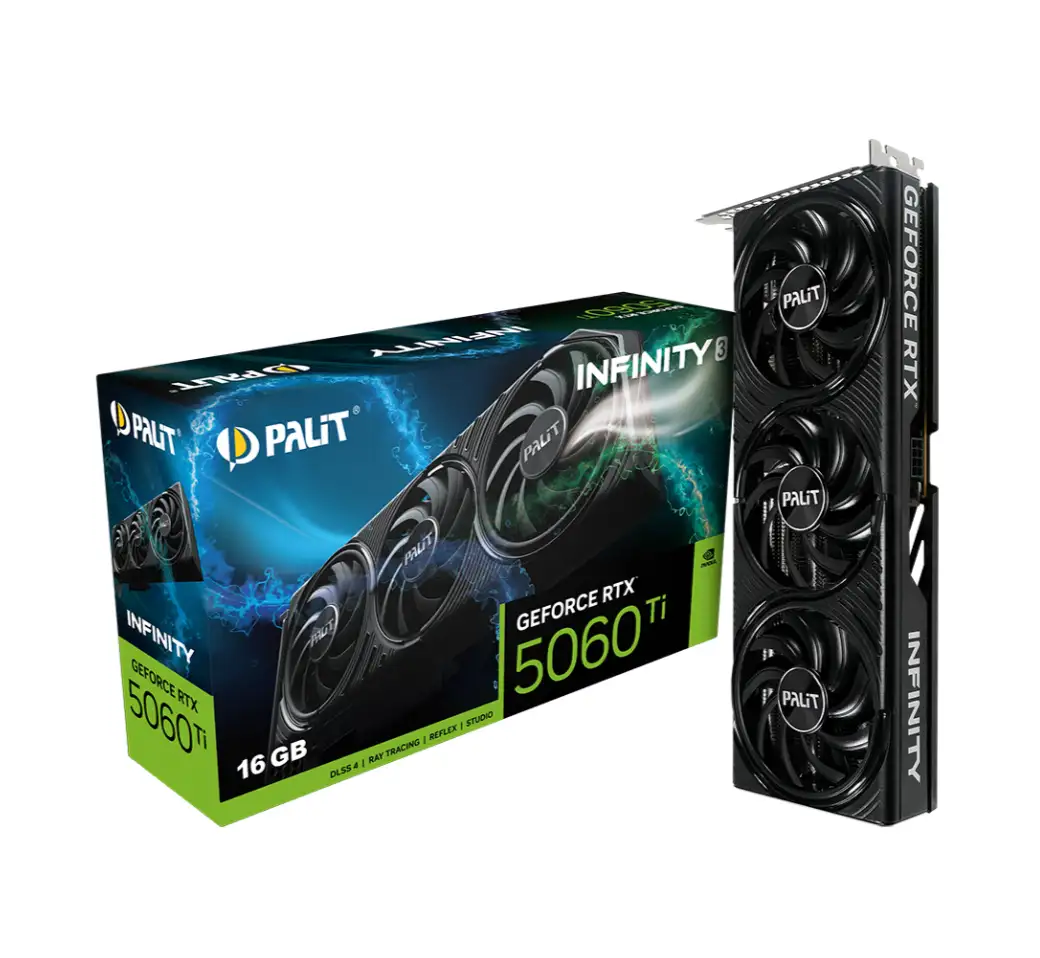 Видеокарта PALIT GeForce RTX 5060Ti INFINITY 3 16GB, фотография 1
