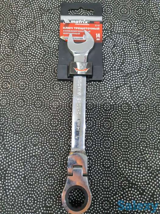 Ключ трещоточный  MATRIX Professional  14, фотография 1