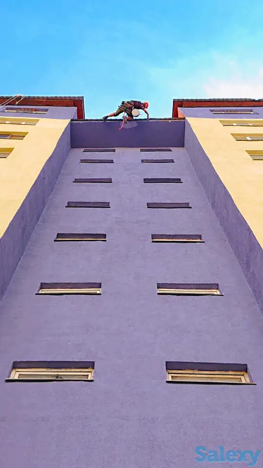 Капитальный ремонт фасада / Покраска фасада / Отделка фасада / Ремонт фасада / Промышленный альпинизм / Высотные работы, фотография 3