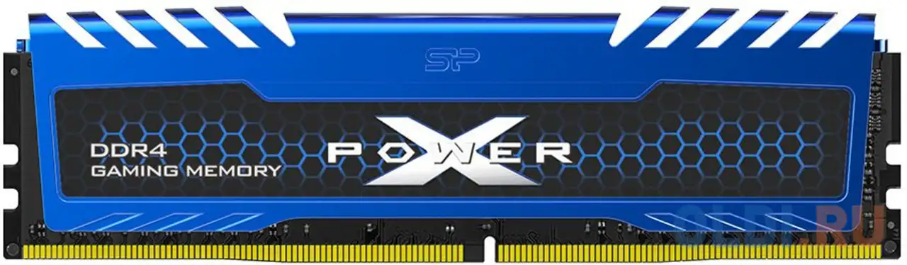 Память ddr4 2x16gb 3200mhz silicon power sp032gxlzu320bda xpower turbine rgb rtl, фотография 1