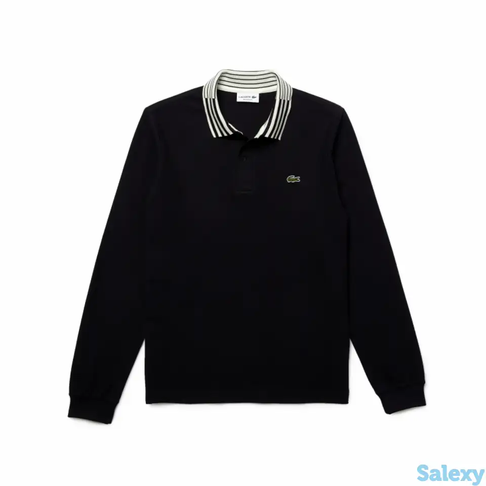 Мужское поло lacoste slim fit из переработанного хлопка, фотография 1