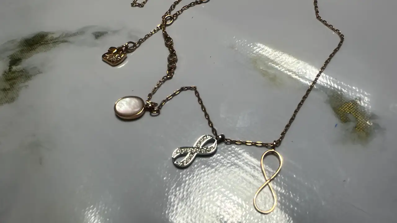 Продам колье Swarovski Duo Infinity Pendant. Коллекция: Miranda Kerr, фотография 7