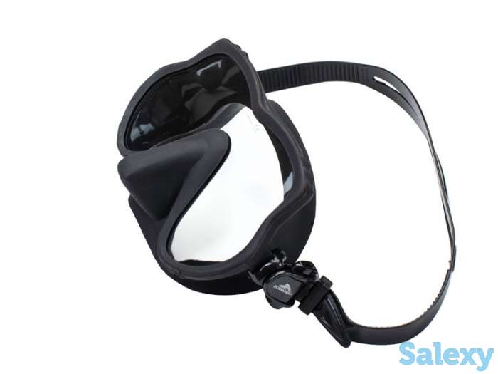 Маска подводная scorpena f безрамочная (черный силикон), фотография 5