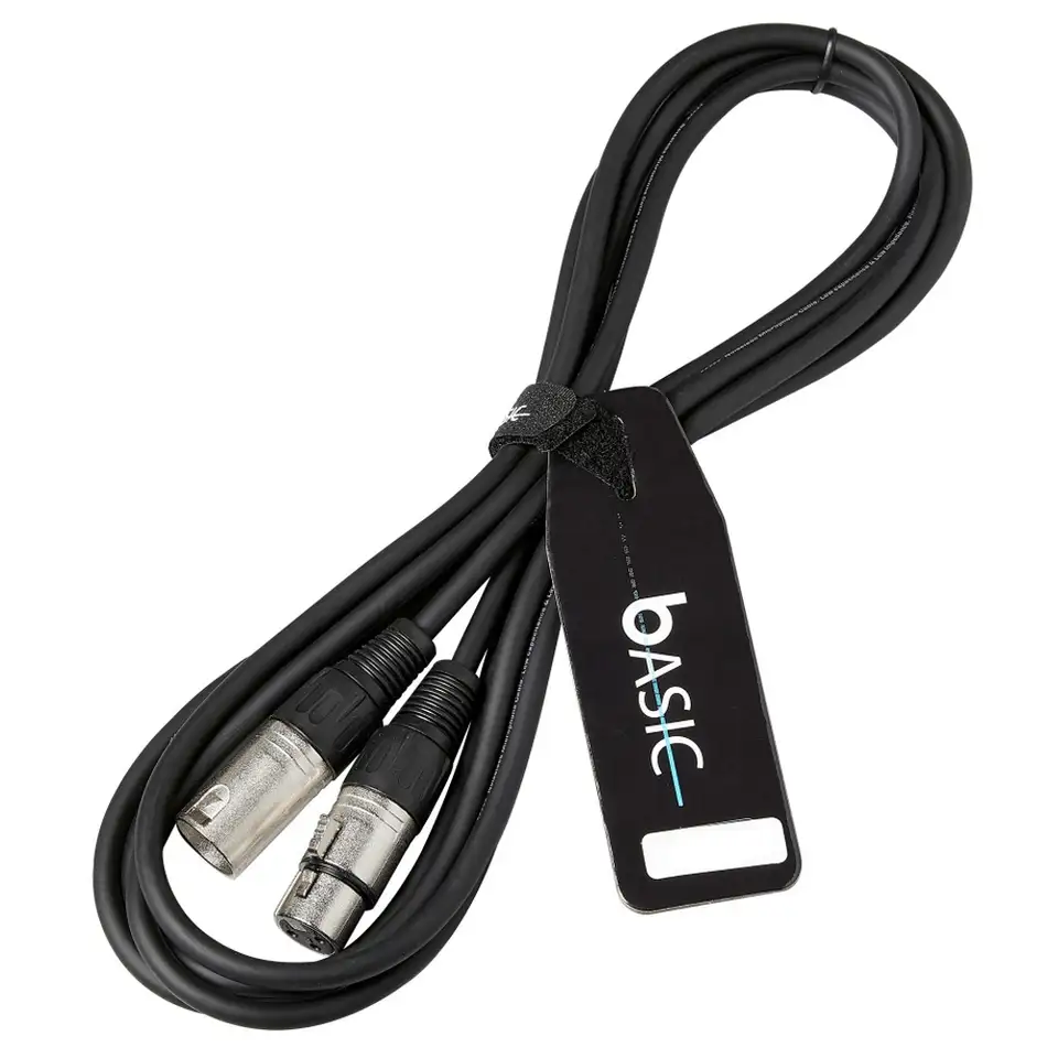 Кабель xlr-xlr 3 m bespeco basic bsmb300, фотография 1