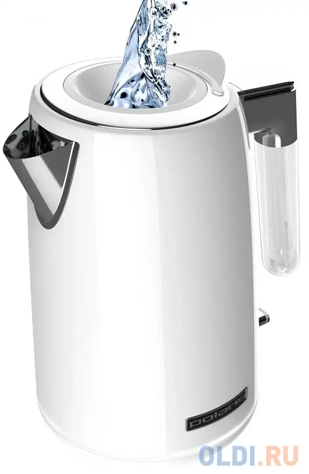 Чайник электрический polaris pwk 1746ca water way pro 2200 вт белый, фотография 1