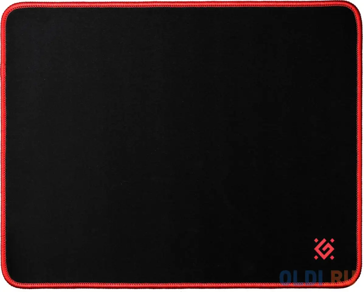 Коврик игровой black m 360x270x3 мм, ткань+резина defender, фотография 1