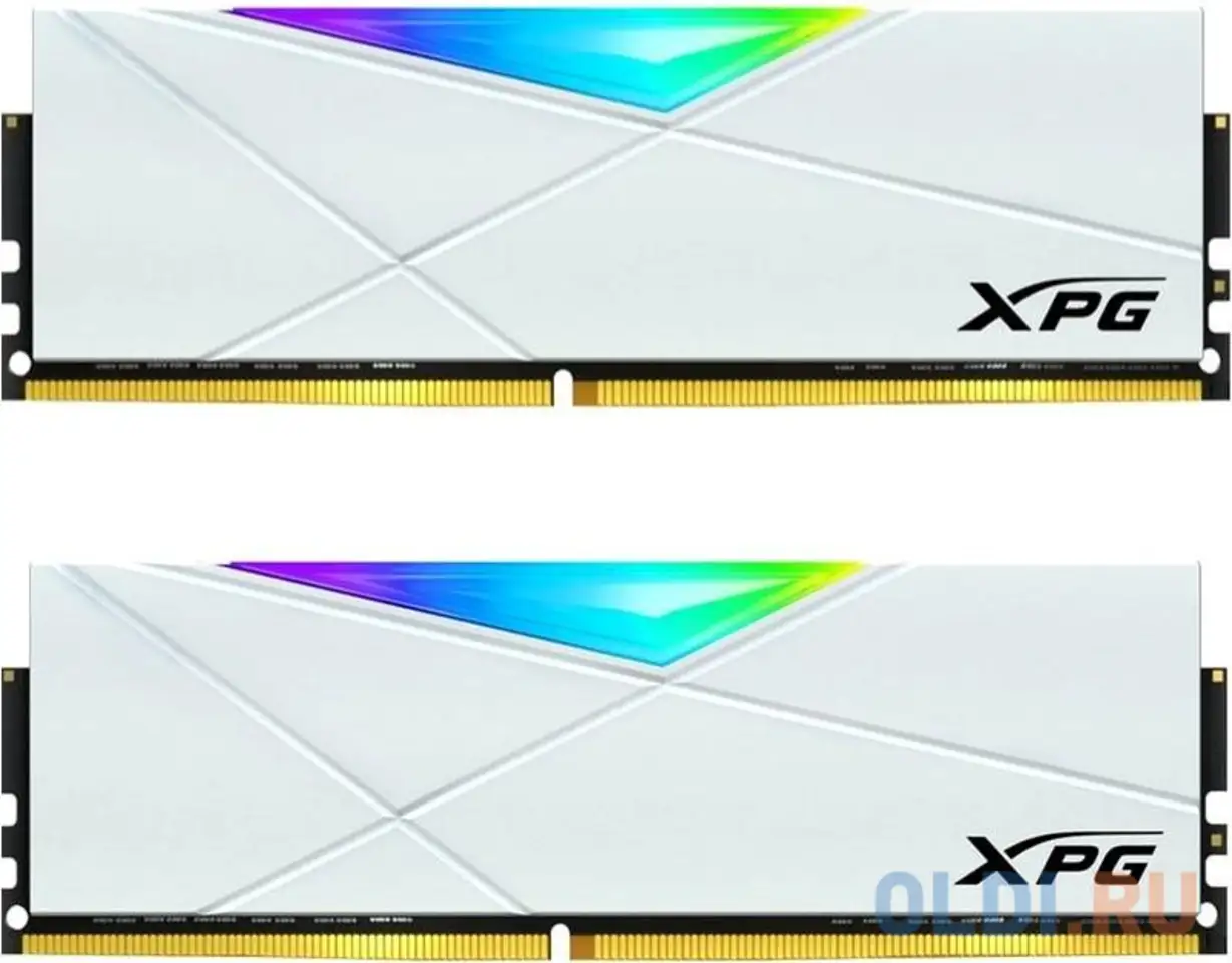 Оперативная память для компьютера adata xpg spectrix d50 rgb dimm 16gb, фотография 1