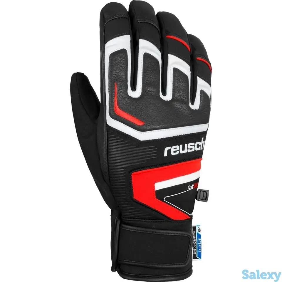 Перчатки reusch 18-19 thunder r-tex xt black/white/fire red, фотография 15