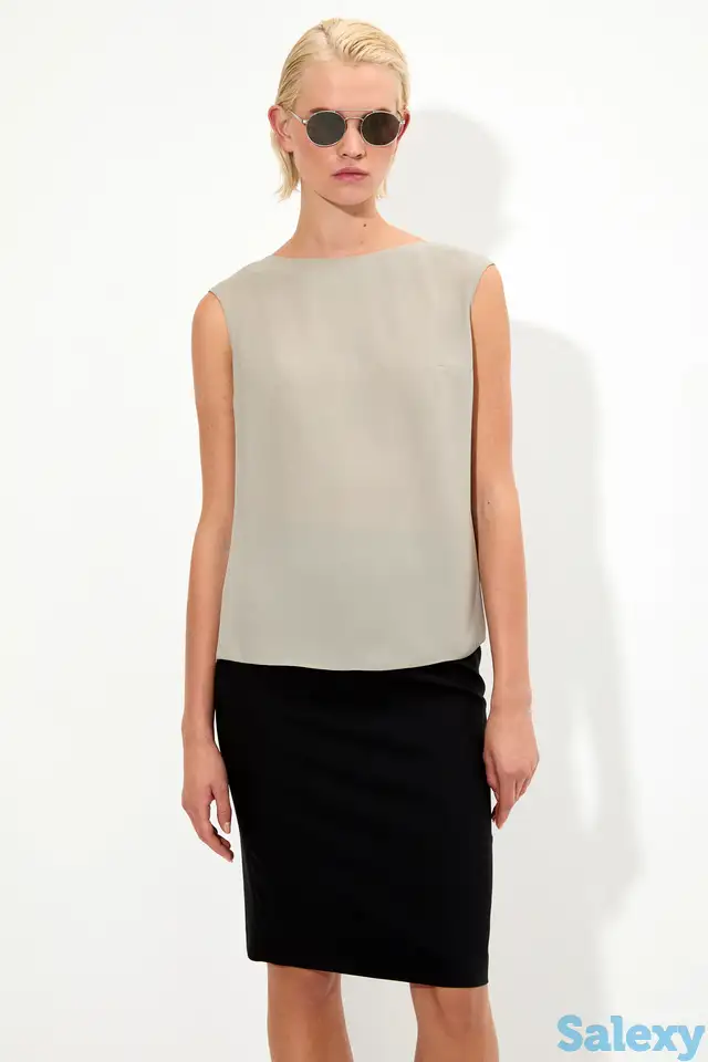 Блузка в бежевом оттенке vassa&co, фотография 1