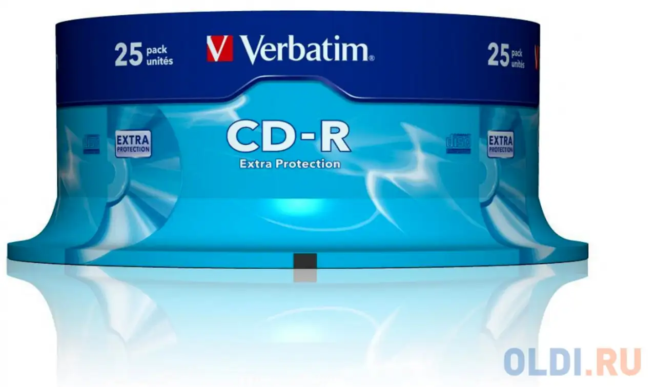 Диски cd-r 80min 700mb verbatim  52x  25 шт , фотография 1