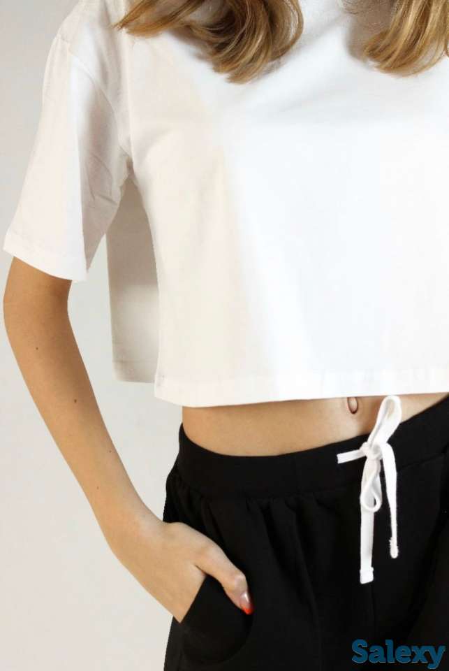 Кроп-топ (белый цвет), фотография 2