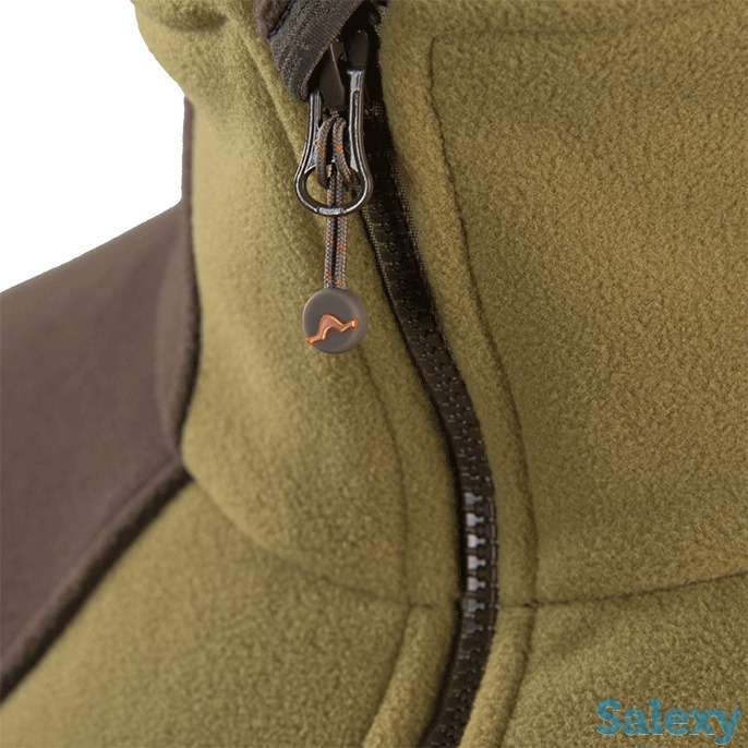 Куртка флисовая спортивная теплая сивера караган 2.0 олива/трюфель, фотография 2