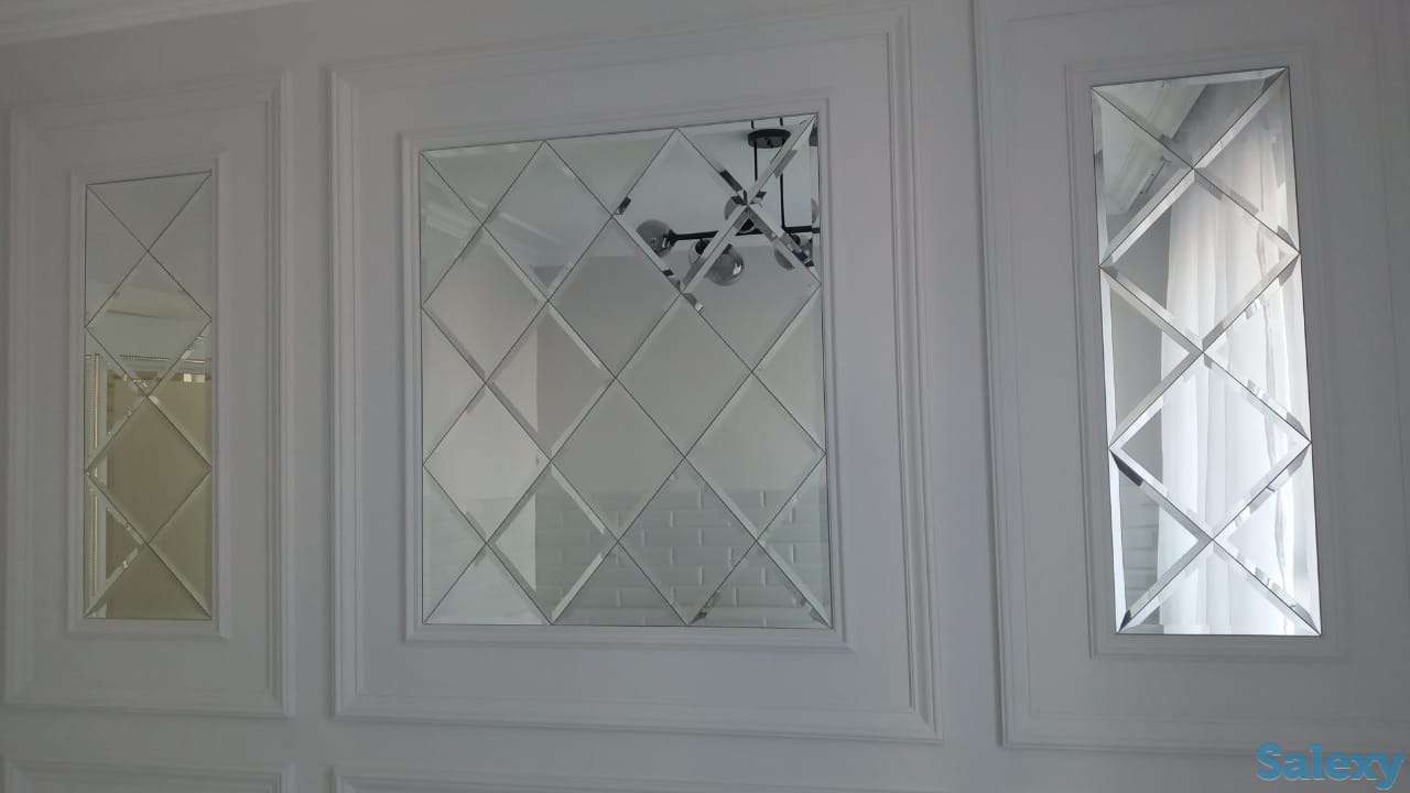 Зеркала, стекла, багет, фотография 1