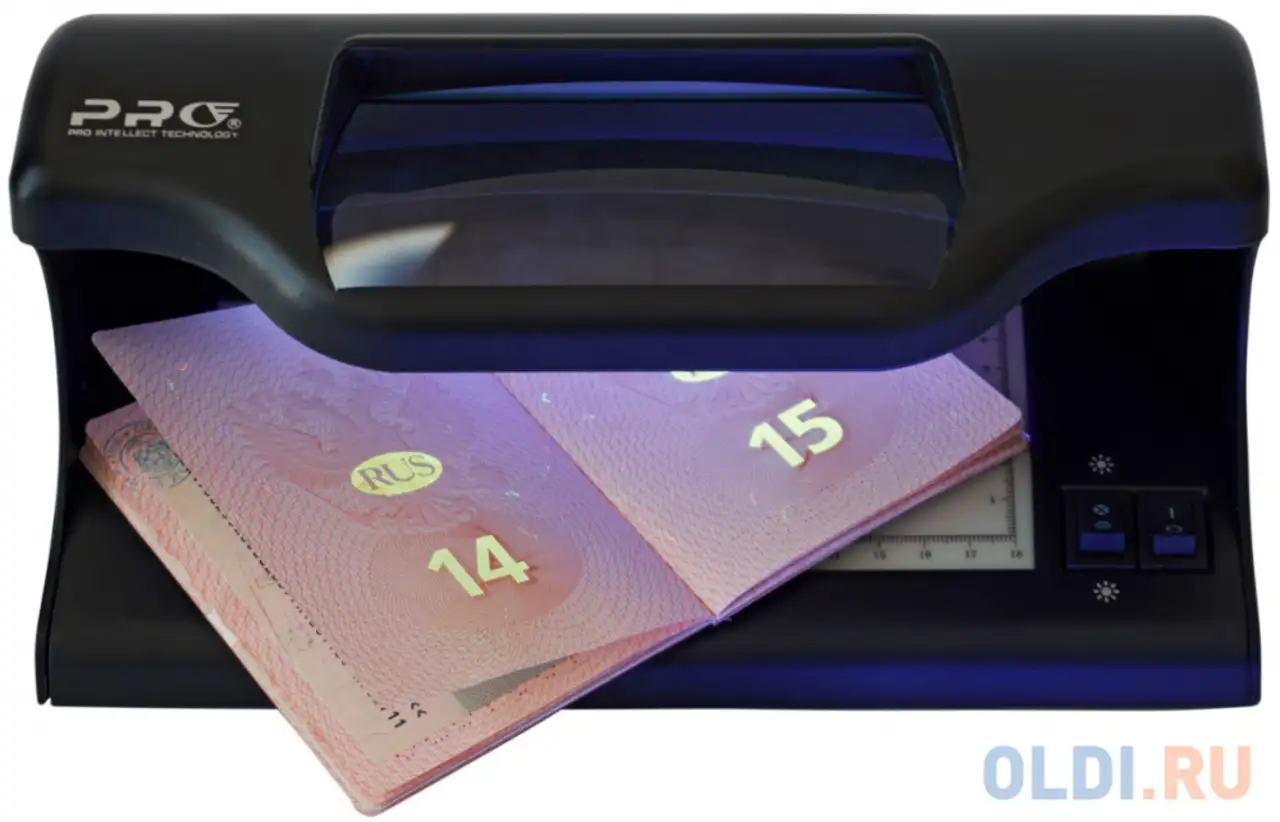 Детектор банкнот pro cl 16 lpm led т-06798 просмотровый мультивалюта, фотография 1