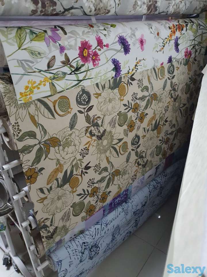 Бежевая итальянская скатерть с тефлоновым покрытием с гранатами, фотография 6