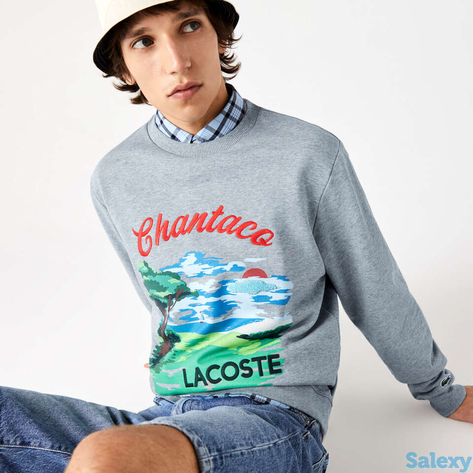 Мужская флисовая толстовка lacoste, фотография 1