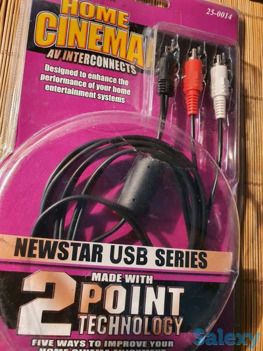 2 RCA 2 тюльпана аудио-видео кабель адаптер Шнур конвертер для Камеры, фотография 2