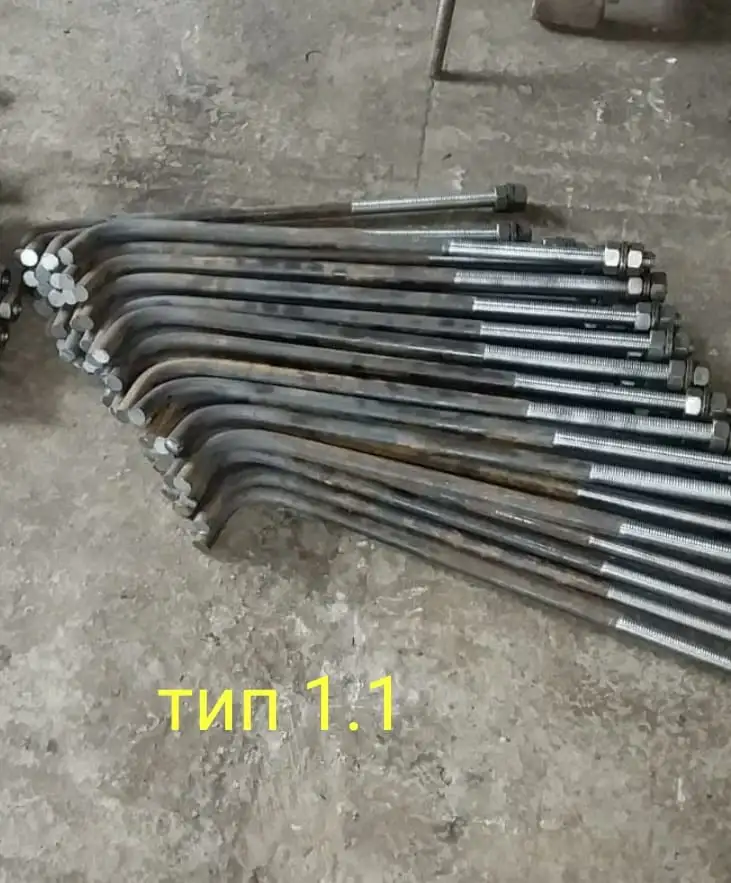 АНКЕРНЫЕ БОЛТЫ С ЗАГИБОМ,ПРЯМОЙ, фотография 4