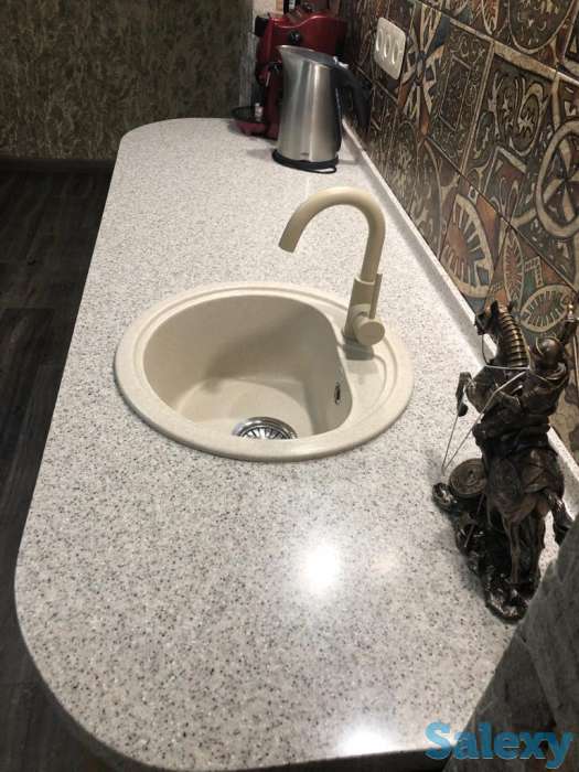 Изготовление столешниц из искусственного акрилового камня без посредников г. Алматы!, фотография 4