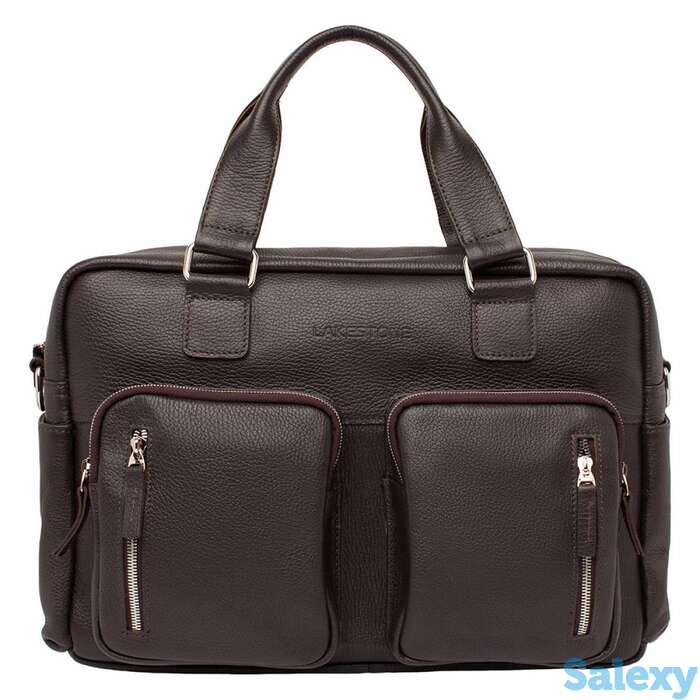 Деловая сумка большого объема kingston brown, фотография 1