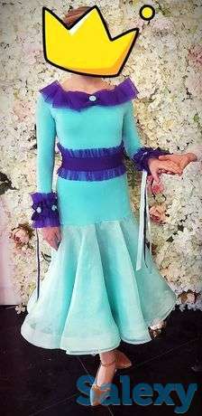 Платье для бально-спортивных танцев в категории Юниоры-1, стандарт, фотография 1