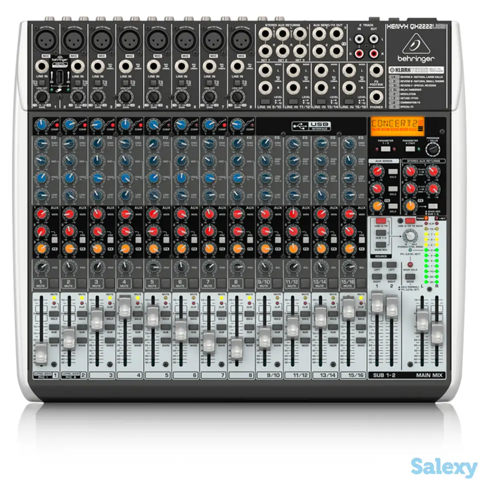 Микшерный пульт behringer xenyx qx2222usb, фотография 1