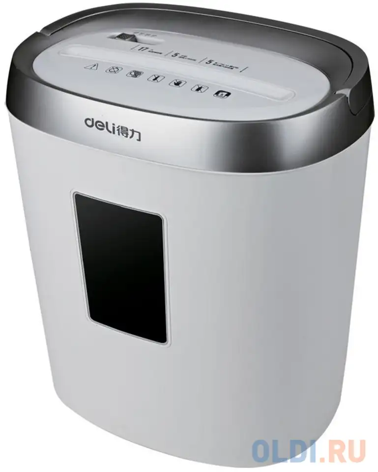 Уничтожитель бумаг deli e9929-eu 5 листов 17л, фотография 1