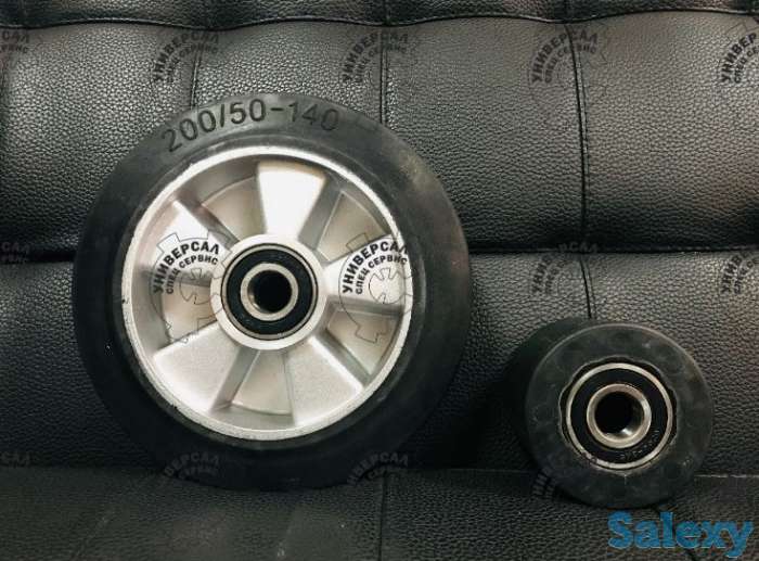 Колесо на рохлю ролики для гидравлических тележек, фотография 1