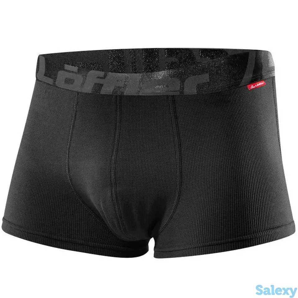 Термобелье loffler light m's hr. boxershorts transtex black, фотография 6
