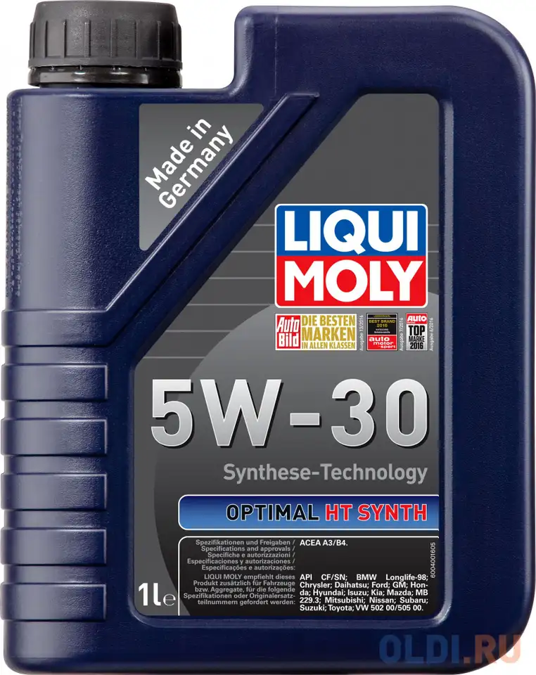 Нс-синтетическое моторное масло liquimoly optimal ht synth 5w30 1 л 39000, фотография 1